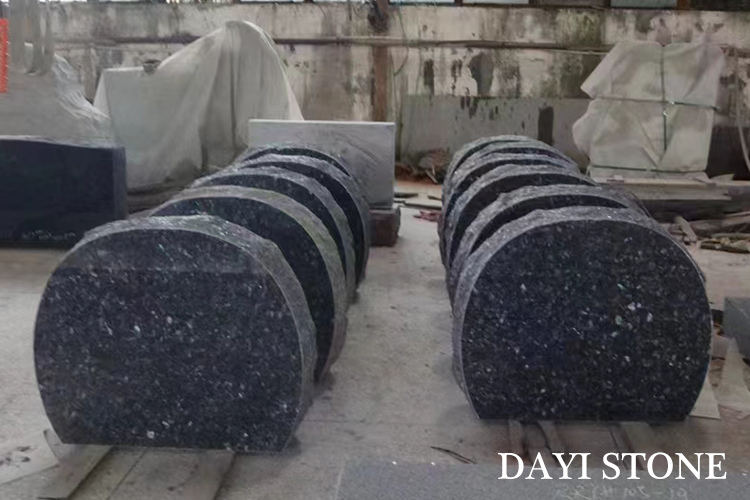 Blue Pearl Granite Stone Headstones -USA headstone - Dayi Stone